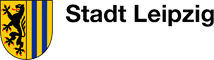 Hier ist das Stadtwappen der Stadt Leipzig zu sehen.
